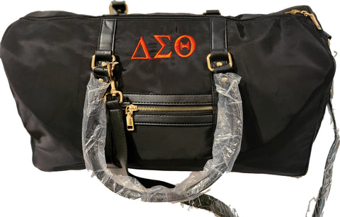 Delta Sigma Theta (ΔΣΘ) Red & Black, 1 Shoulder Crossbody Sling/Should