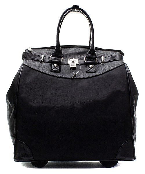 Embroidered Delta Sigma Theta Rolling Travel Tote